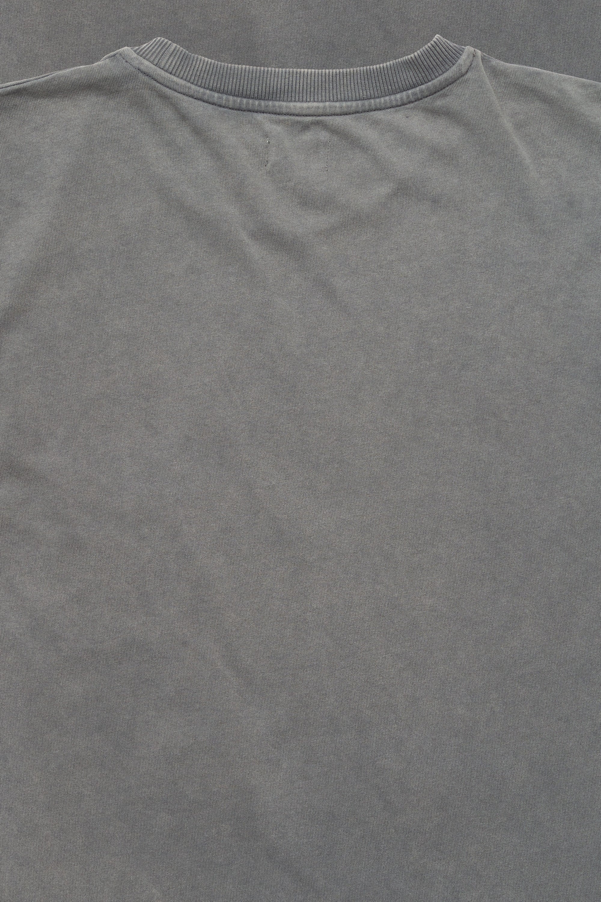 long sleeve t-shirt cuffs fade out wash printed