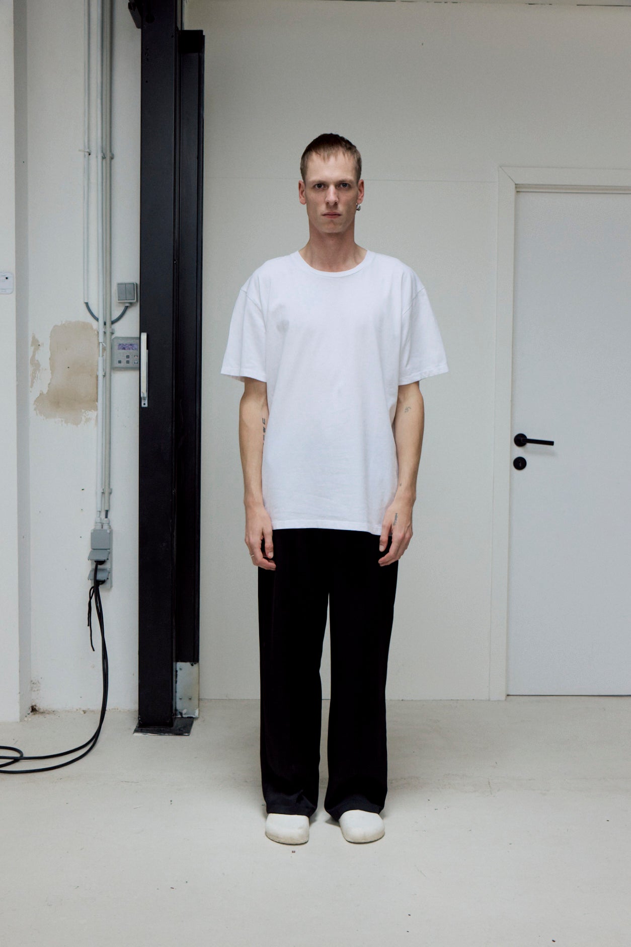 short sleeve t-shirt oversized universal print