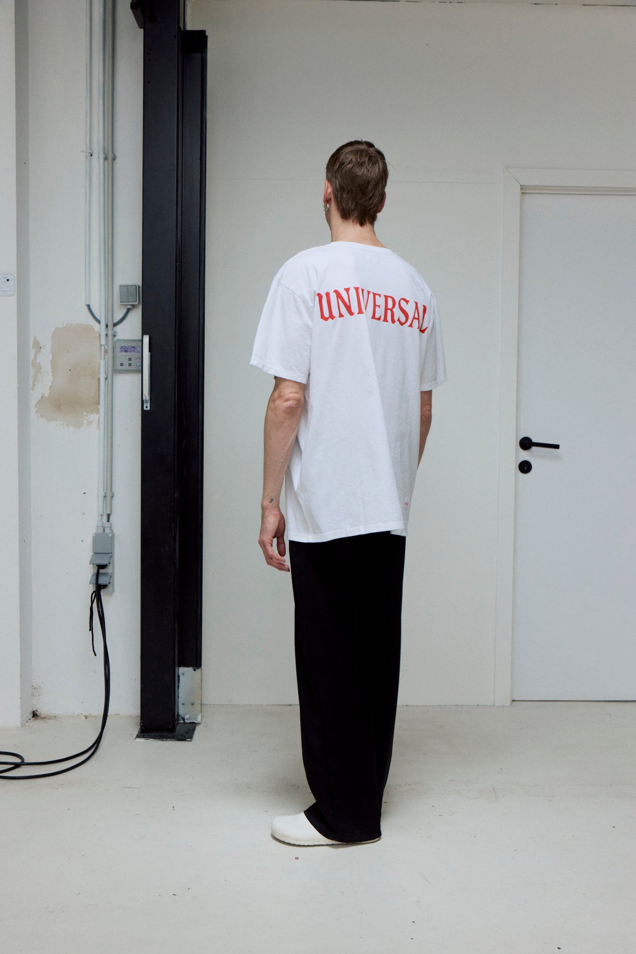 short sleeve t-shirt oversized universal print