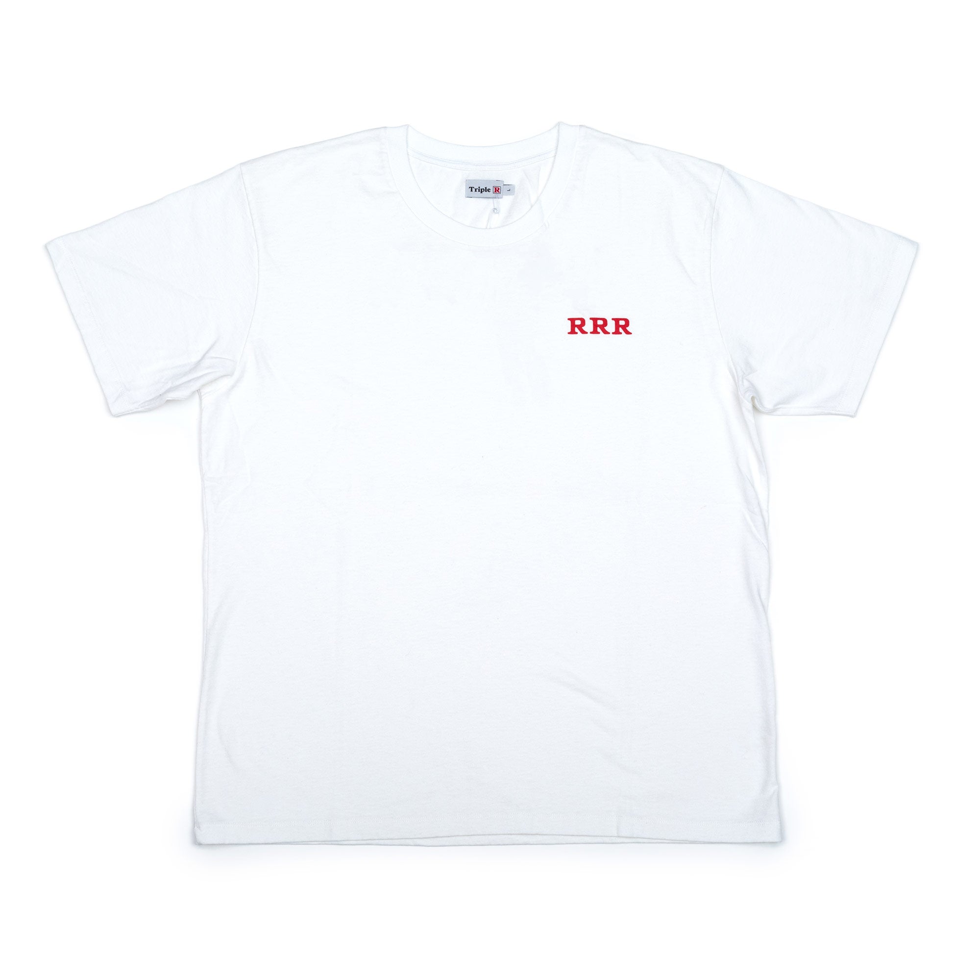 short sleeve t-shirt logo white