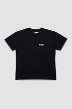 shorts sleeve t-shirt logo black