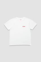 short sleeve t-shirt logo white