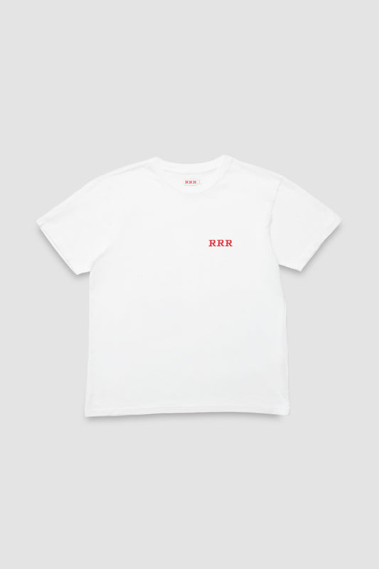 short sleeve t-shirt logo white