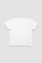 short sleeve t-shirt logo white