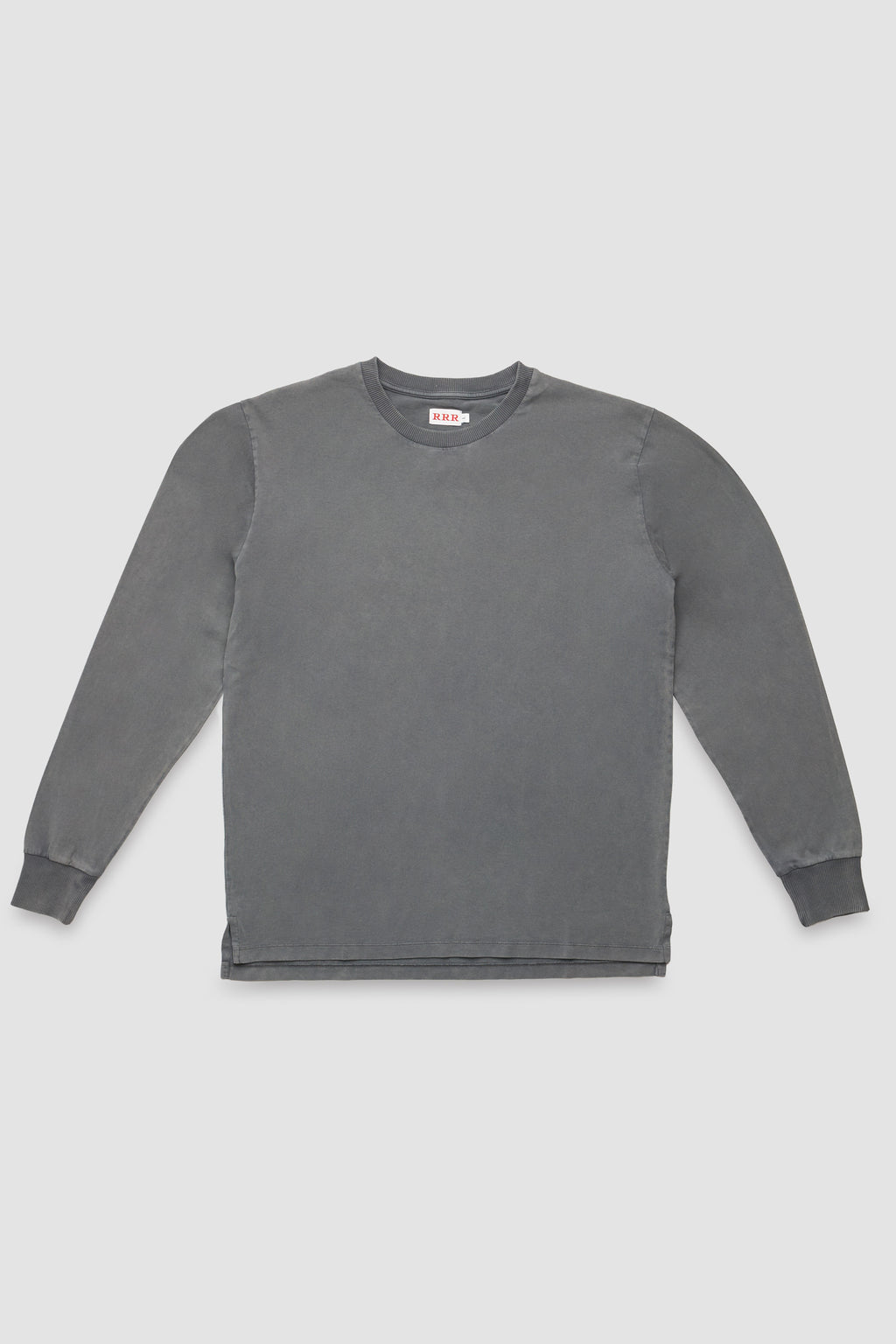 long sleeve t-shirt cuffs fade out wash